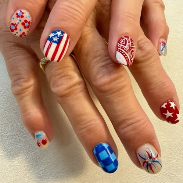 Nail work by Artfully Morgan