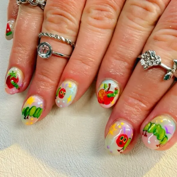 Nail work by Artfully Morgan