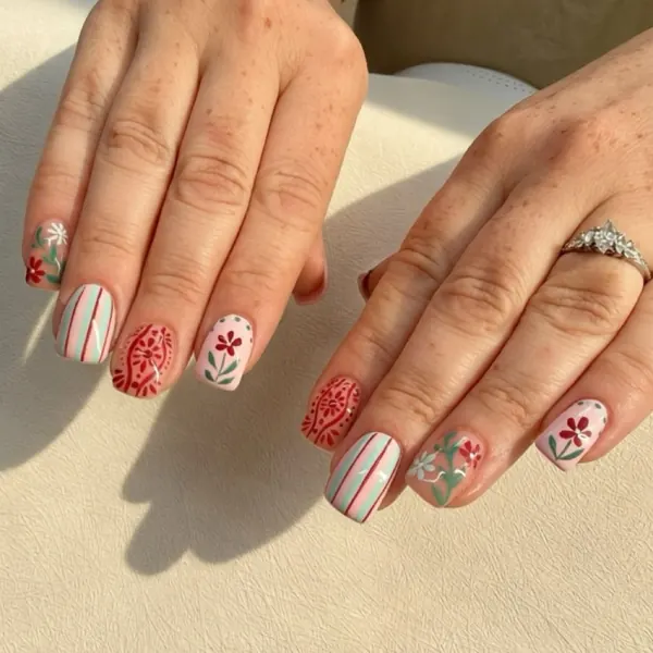 Nail work by Artfully Morgan