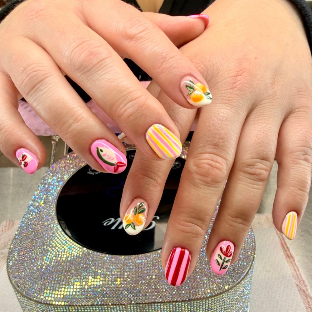 Nail work by Artfully Morgan